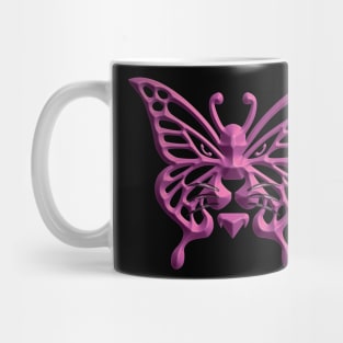 Wolf and butterfly 3d super soft blend drawing cute cool colorful Mug